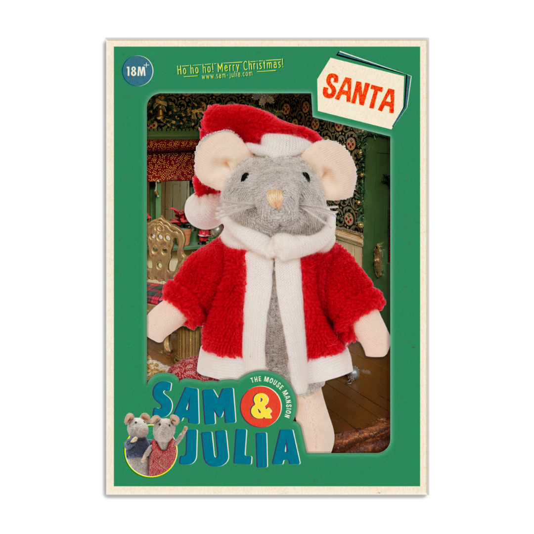 Peluche Raton - Santa Claus