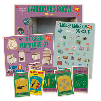 Completo kit de manualidades para crear una mini cocina