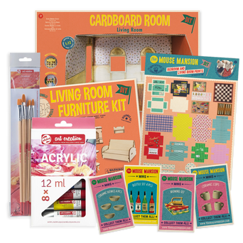 Completo kit de manualidades para crear un mini salón